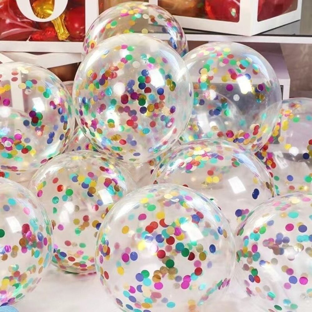 Decorative balloons multi-color Christmas birthday (10)